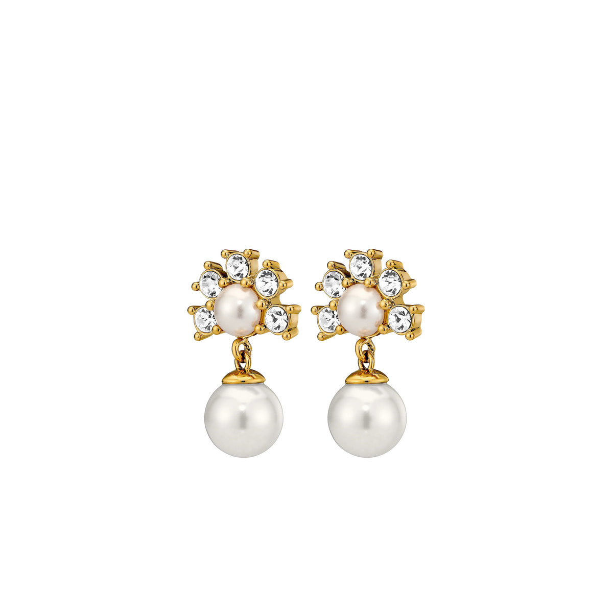 Dyrberg/Kern Veronica Pearl Earrings, Gold