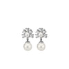 Dyrberg/Kern Veronica Pearl Earrings, Silver