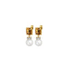 Dyrberg/Kern Wali Pearl Earrings, Gold