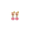 Dyrberg/Kern Wali Earrings, Peach & Gold