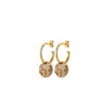 Dyrberg/Kern Wisp Earrings, Golden