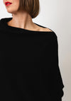 d.e.c.k by Decollage Draped Jumper, Black