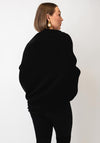 d.e.c.k by Decollage Draped Jumper, Black