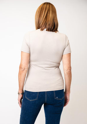 d.e.c.k. by Decollage Petra T-Shirt, Beige