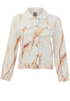 Dolcezza Reeds by the Shore Linen Jacket, Cream