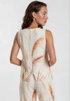 Dolcezza Reeds by the Shore Sleeveless Top, Cream