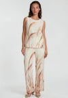 Dolcezza Reeds by the Shore Sleeveless Top, Cream