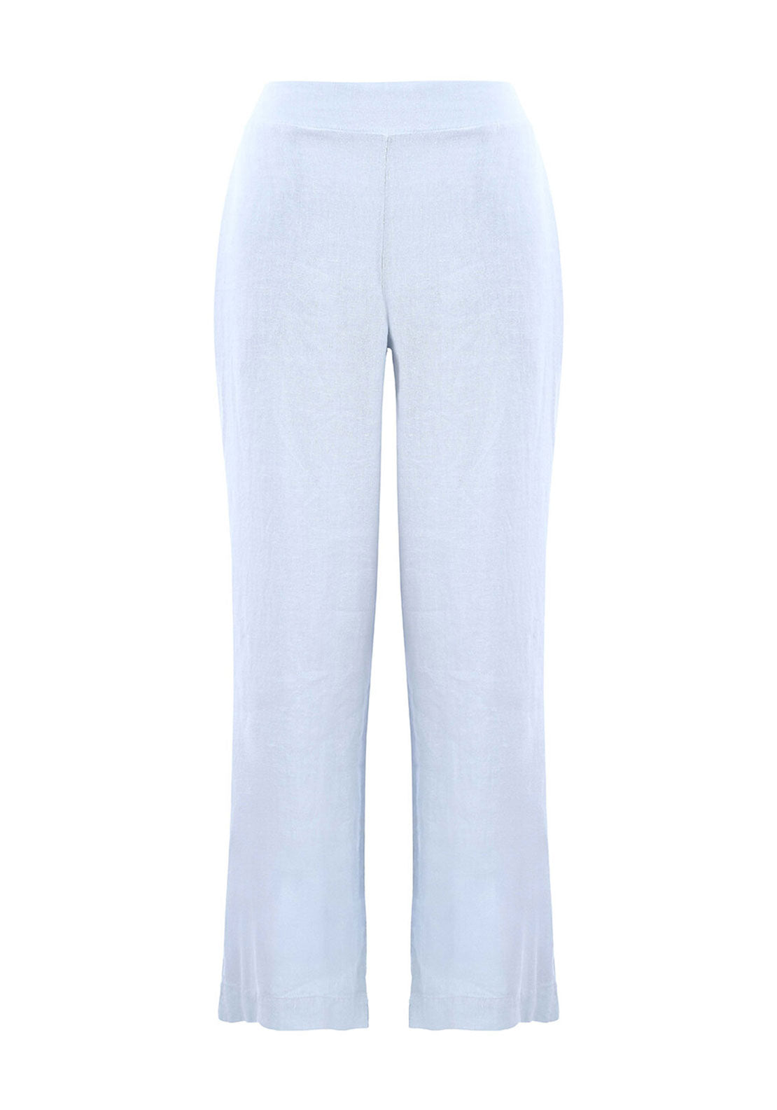 Dolcezza Linen Wide Leg Trousers, Sky Blue