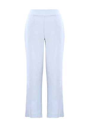 Dolcezza Linen Wide Leg Trousers, Sky Blue