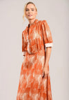Sisters By Caroline Kilkenny Dove Midi Dress, Orange