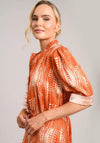 Sisters By Caroline Kilkenny Dove Midi Dress, Orange