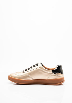Drilleys Sixty Five Metallic Trainers, Gold