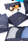Dust + Rock 7 Piece Lightweight Travel Cube Set, Navy