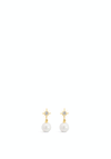 Absolute Pearl North Star Earrings, Gold
