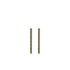 Absolute Linear Dangle Earrings, Gold & Black