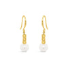 Absolute Pearl Drop French Hook Earrings, Gold