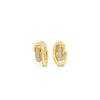 Absolute Intertwined Circle Statement Hoop Earrings, Gold