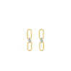 Absolute Chain Link Earrings, Gold