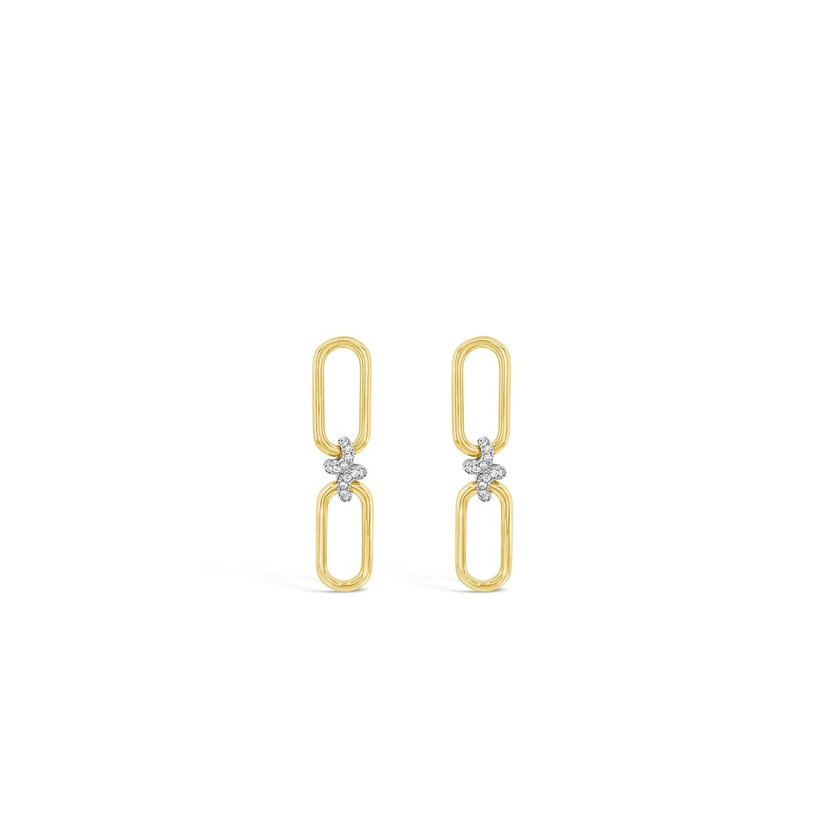Absolute Chain Link Earrings, Gold