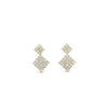 Absolute CZ Drop Earrings, Gold