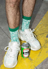 Eat My Socks Beer Socks, Green Multi