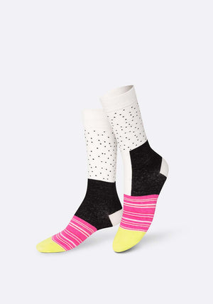 Eat My Socks Cali Roll Socks, White Multi