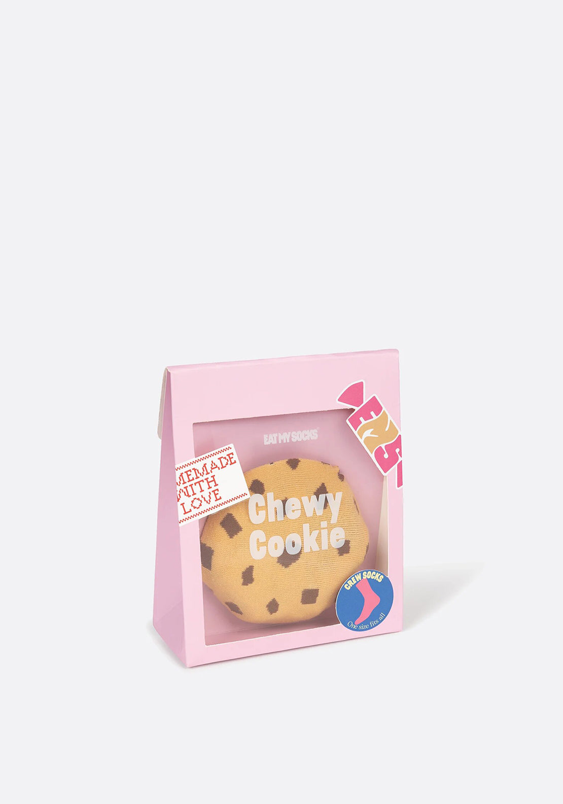 Eat My Socks Chewy Cookie Socks, Brown Multi