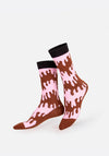 Eat My Socks Choco Cream Socks, Brown Multi