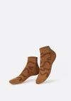 Eat My Socks Chocolate Smoothie 2 Pair Socks, Brown Multi