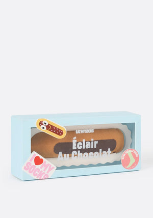Eat My Socks Éclair au Chocolat Socks, Brown Multi