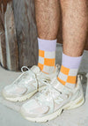 Eat My Socks Fanzy Socks, Orange Multi