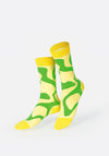 Eat My Socks Fresh Lemons 2 Pair Socks, Yellow Multi