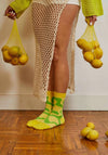 Eat My Socks Fresh Lemons 2 Pair Socks, Yellow Multi