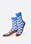 Eat My Socks Happy To Serve You Socks, Brown Multi