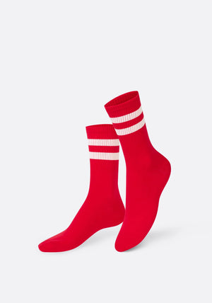 Eat My Socks Ketchup Mustard 2 Pair Socks, Red Multi