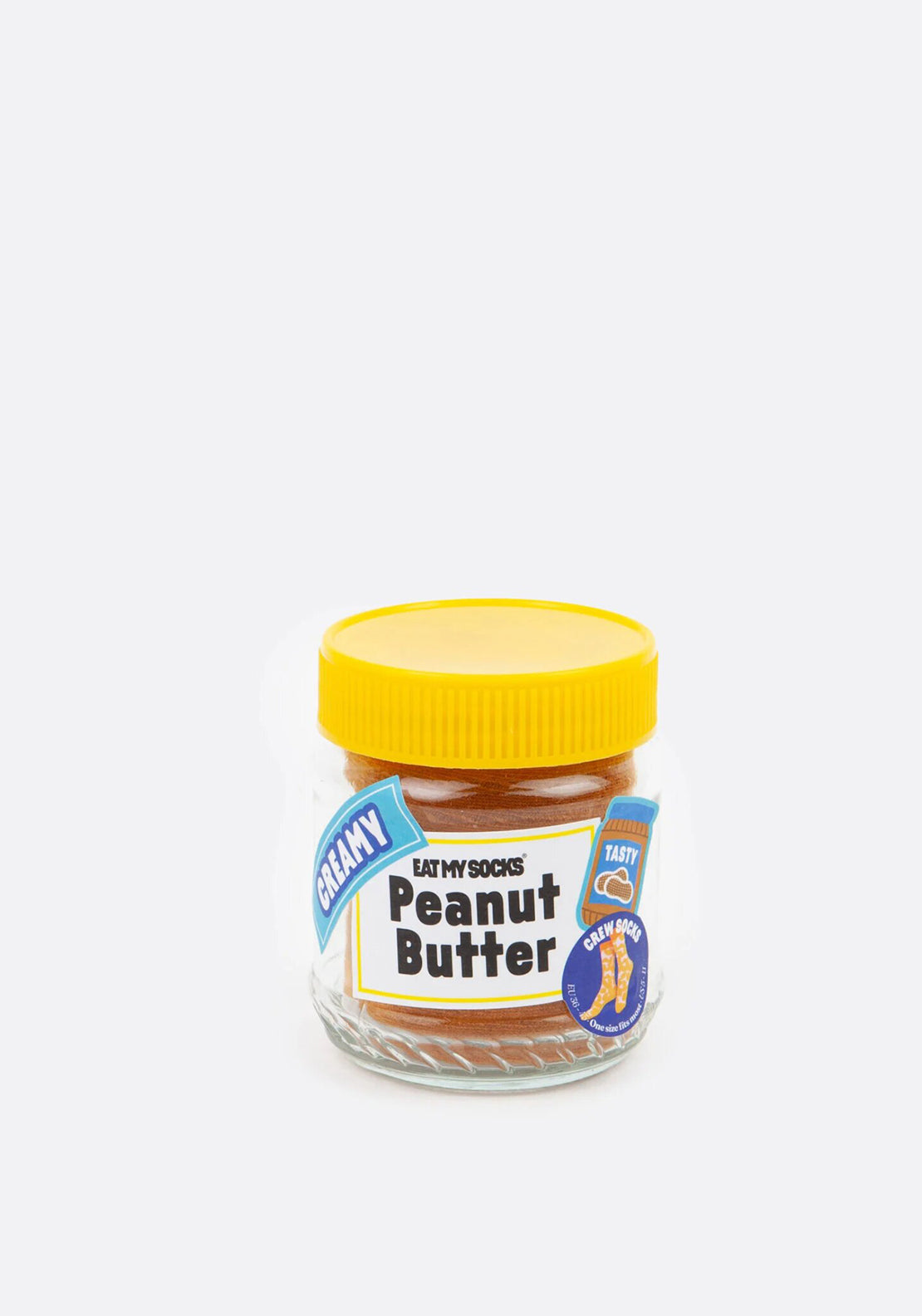 Eat My Socks Peanut Butter Socks, Tan Multi