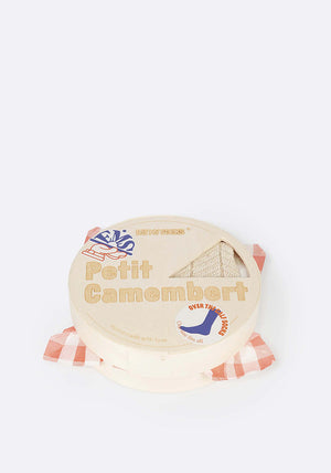 Eat My Socks Petit Camembert Socks, Beige