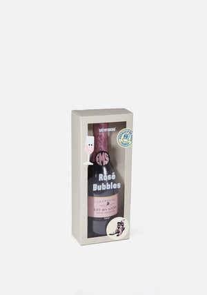 Eat My Socks Rosé Bubbles Socks, Pink Multi