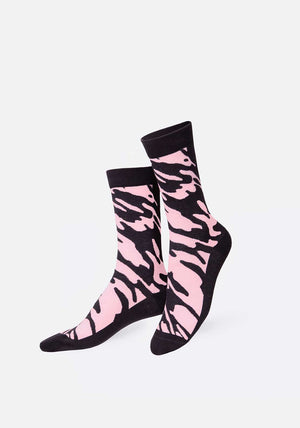 Eat My Socks Rosé Bubbles Socks, Pink Multi