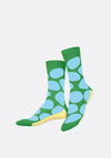 Eat My Socks Salty Chips Socks, Green Multi