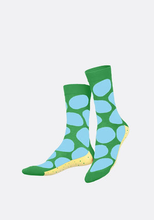 Eat My Socks Salty Chips Socks, Green Multi