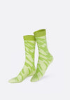 Eat My Socks White Wine Socks, Green Multi