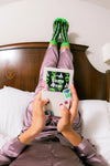 Eat My Socks Game Over Socks, Green Multi