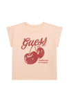 Guess Older Girl Cherry Short Sleeve Tee, Pink