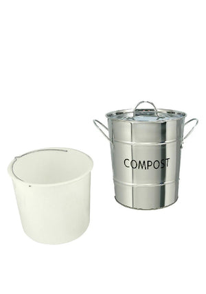 COMPOST PAIL STINLESS STEEL