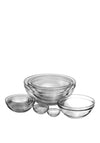 GLASS BOWL SET 10 PCE