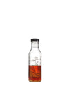 GLASS SALAD DRESSING JAR