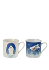 THE SNOWMAN SET 2 MUGS IN GIFT BOX