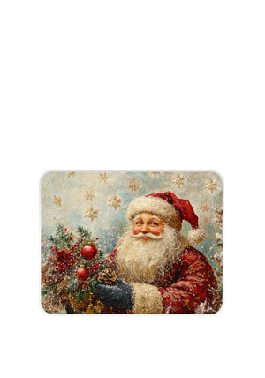 Eddingtons Father Christmas Glass Worktop Protector