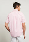 Eden Park Short Sleeve Gingham Shirt, Pink